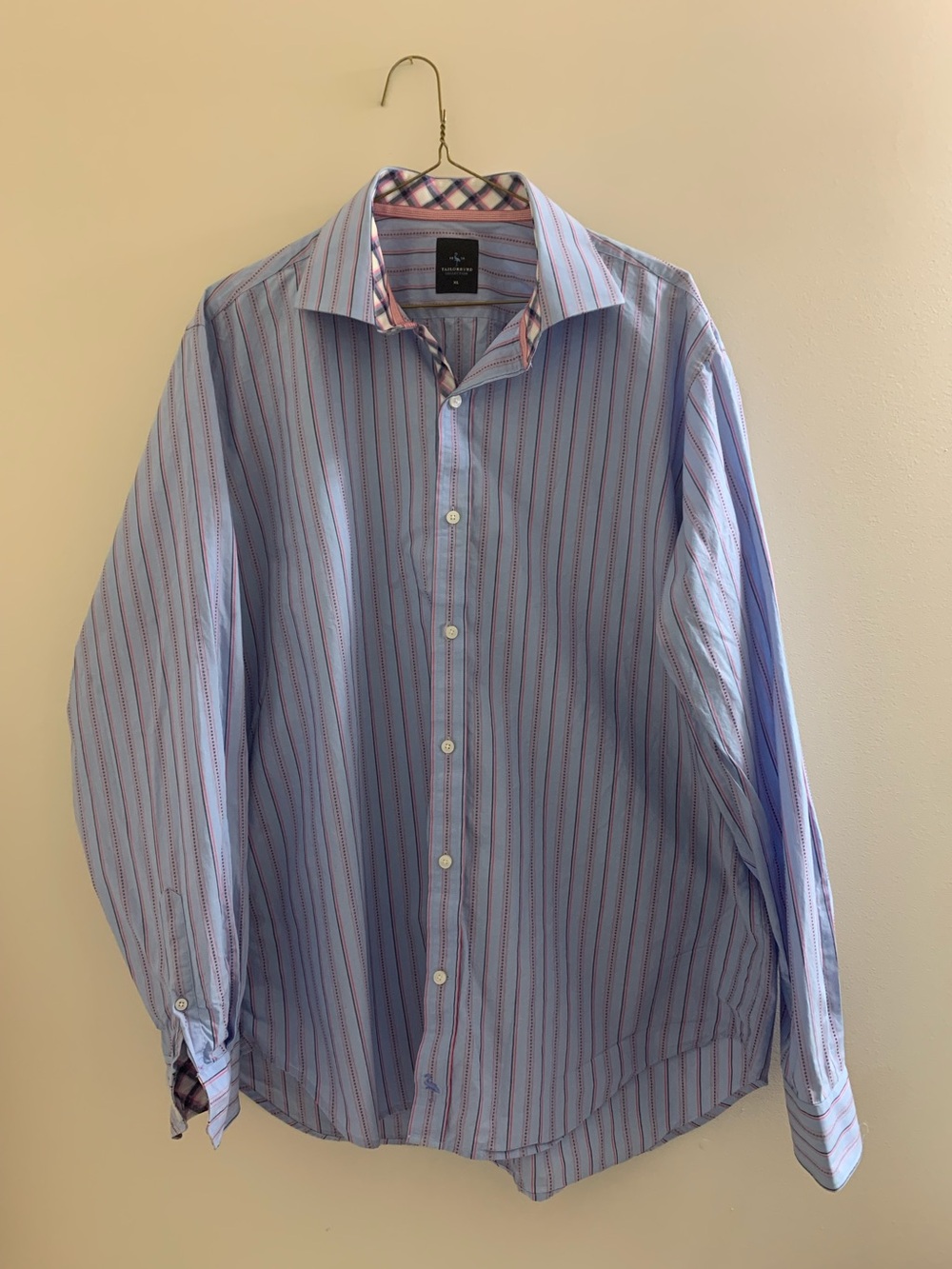 Tailorbyrd — men’s multi patterned business long sleeve dress shirt